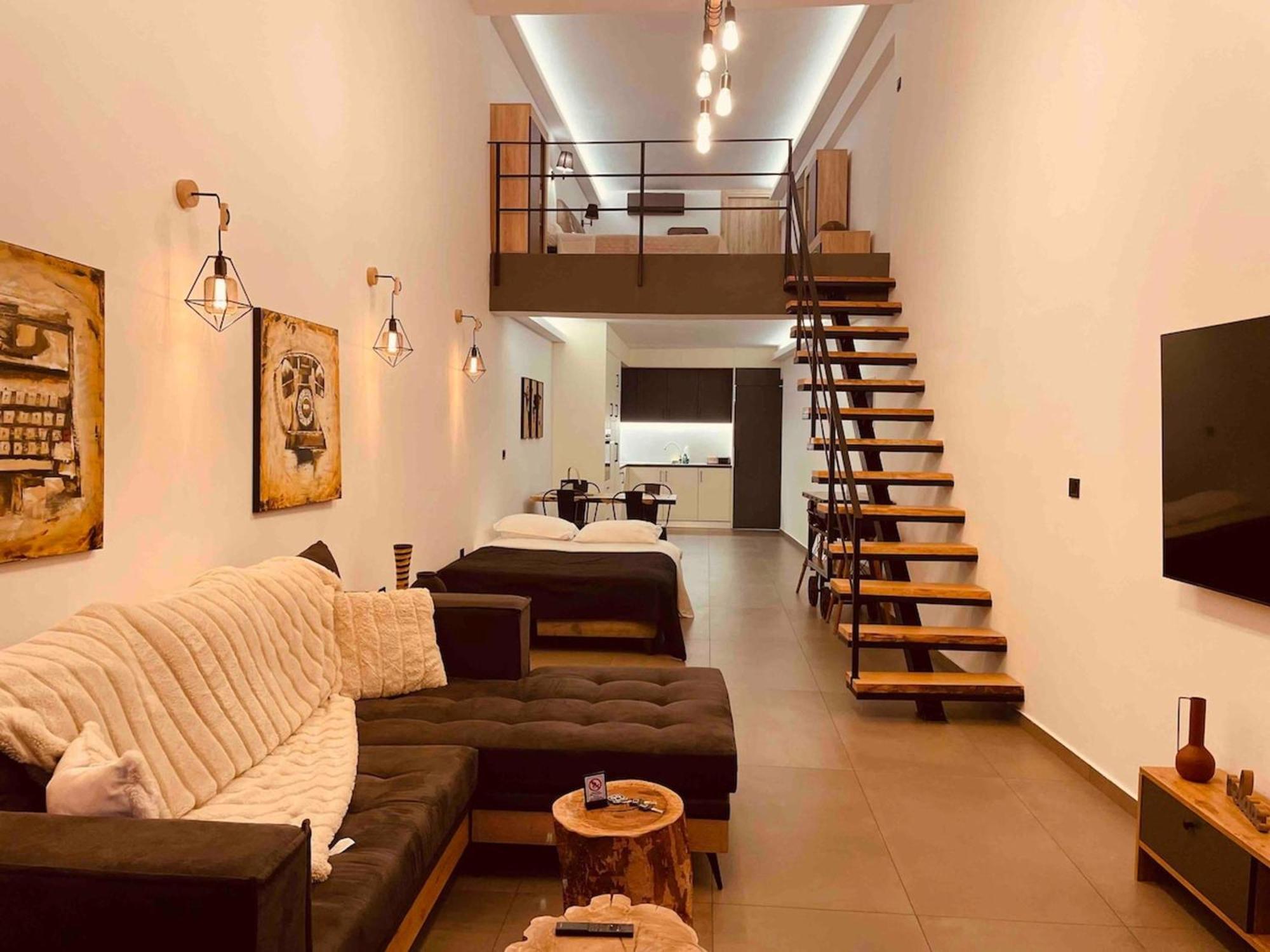 Loft Athens -Nomad Friendly # Superhost Hub# Apartment Bagian luar foto